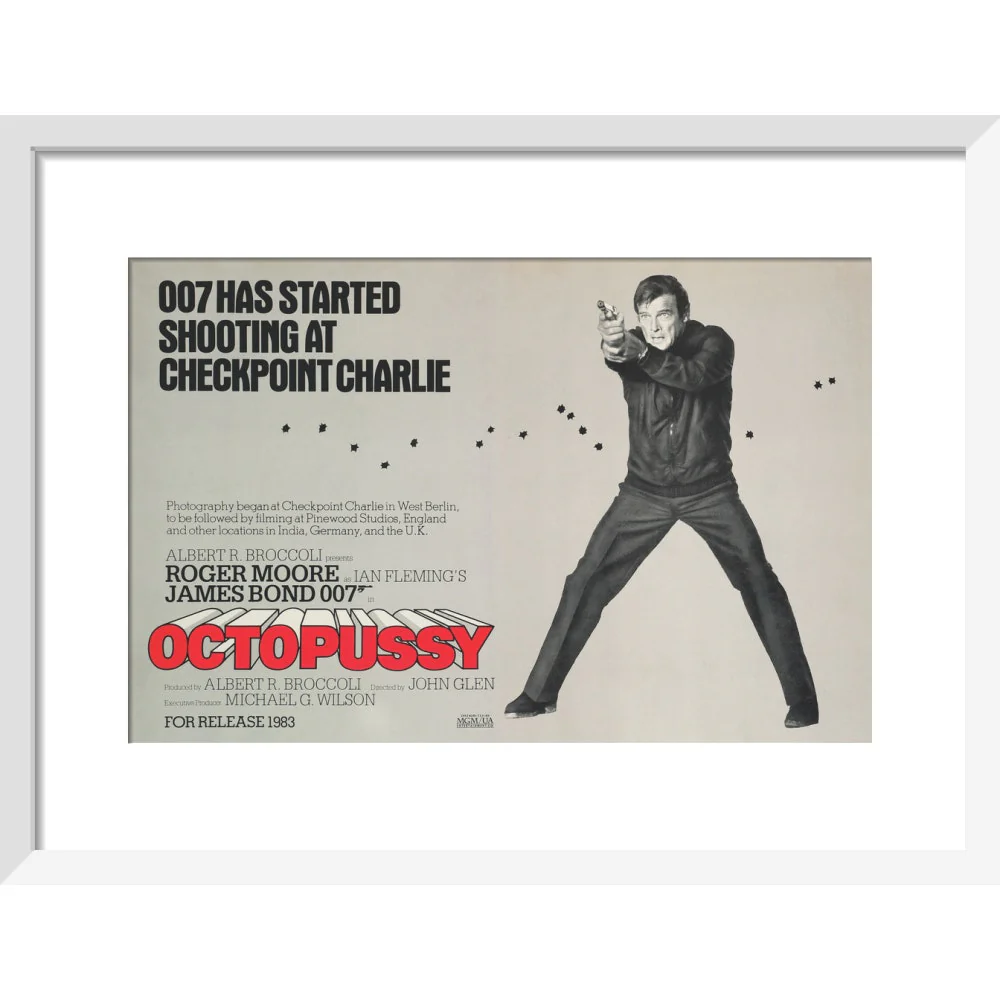 James Bond Octopussy Framed Art Print - By King & McGaw - Image 4