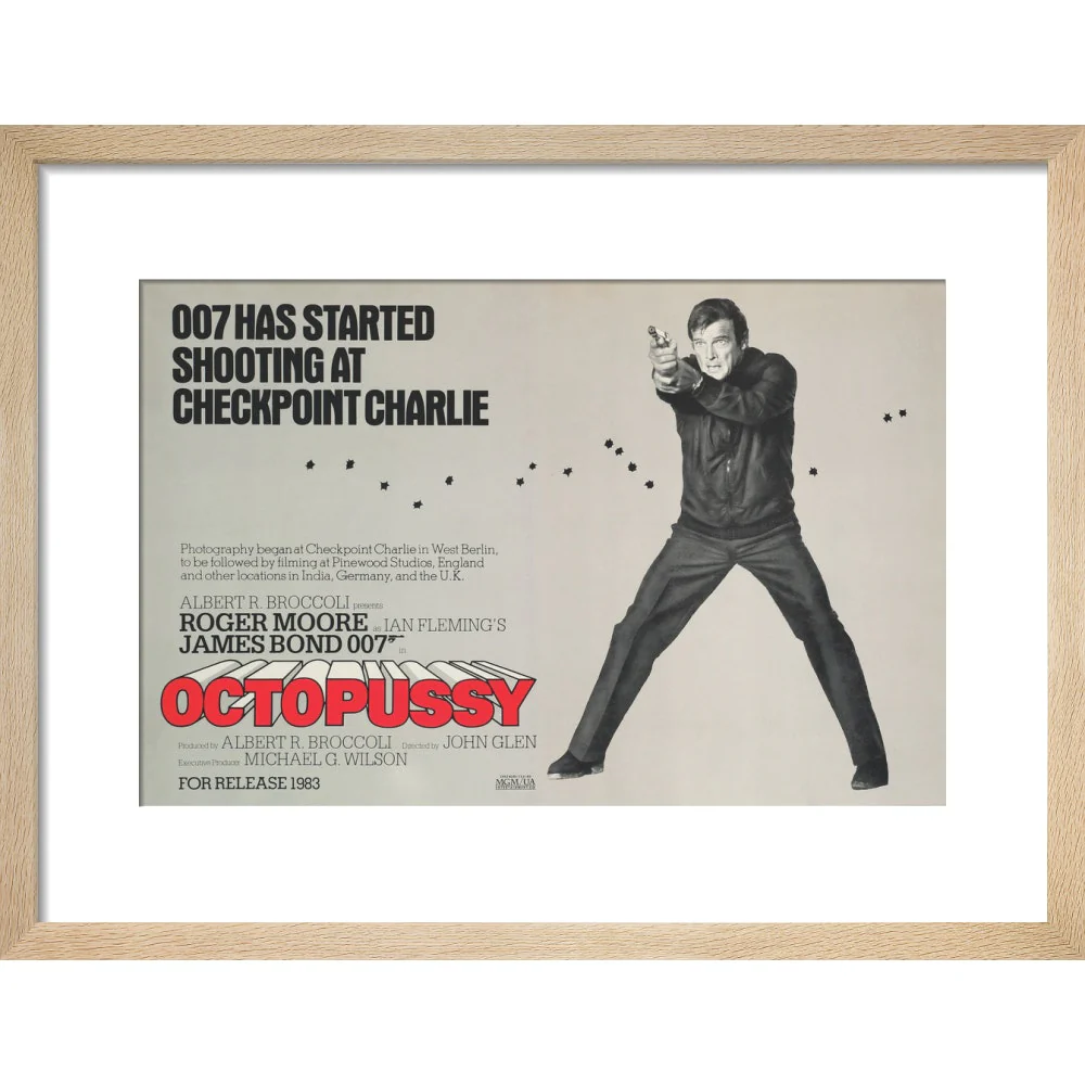 James Bond Octopussy Framed Art Print - By King & McGaw - Image 5