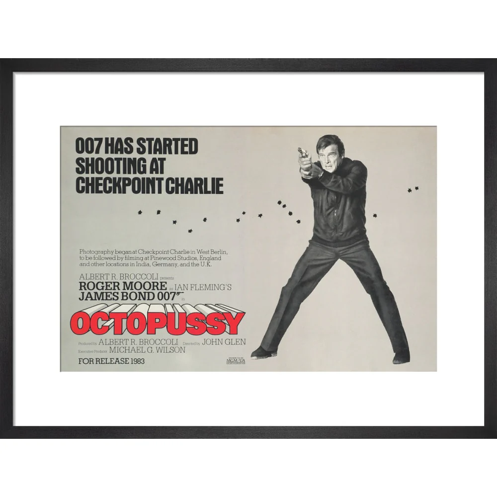 James Bond Octopussy Framed Art Print - By King & McGaw - Image 7