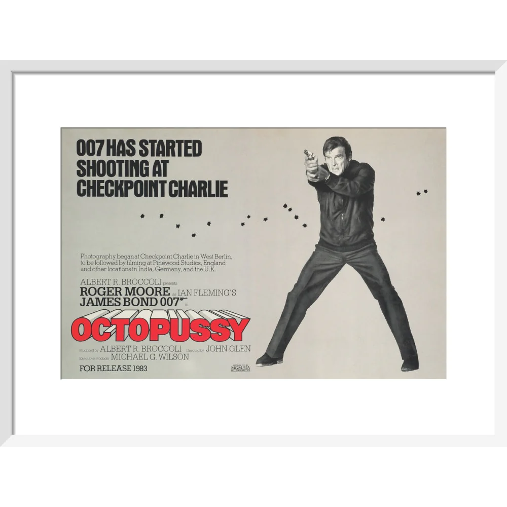 James Bond Octopussy Framed Art Print - By King & McGaw - Image 8