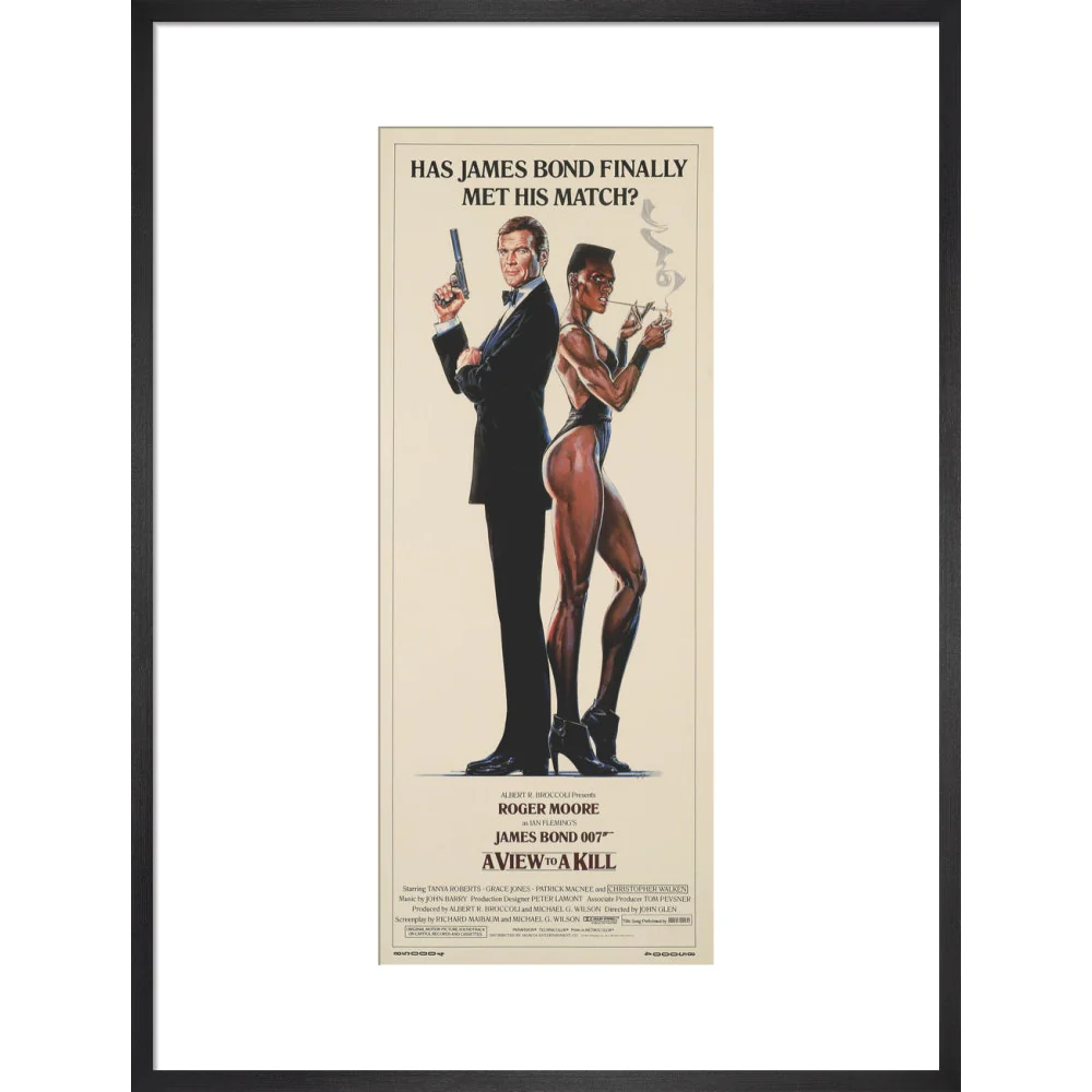 James Bond A View To A Kill Framed Art Print - By King & McGaw - Image 11