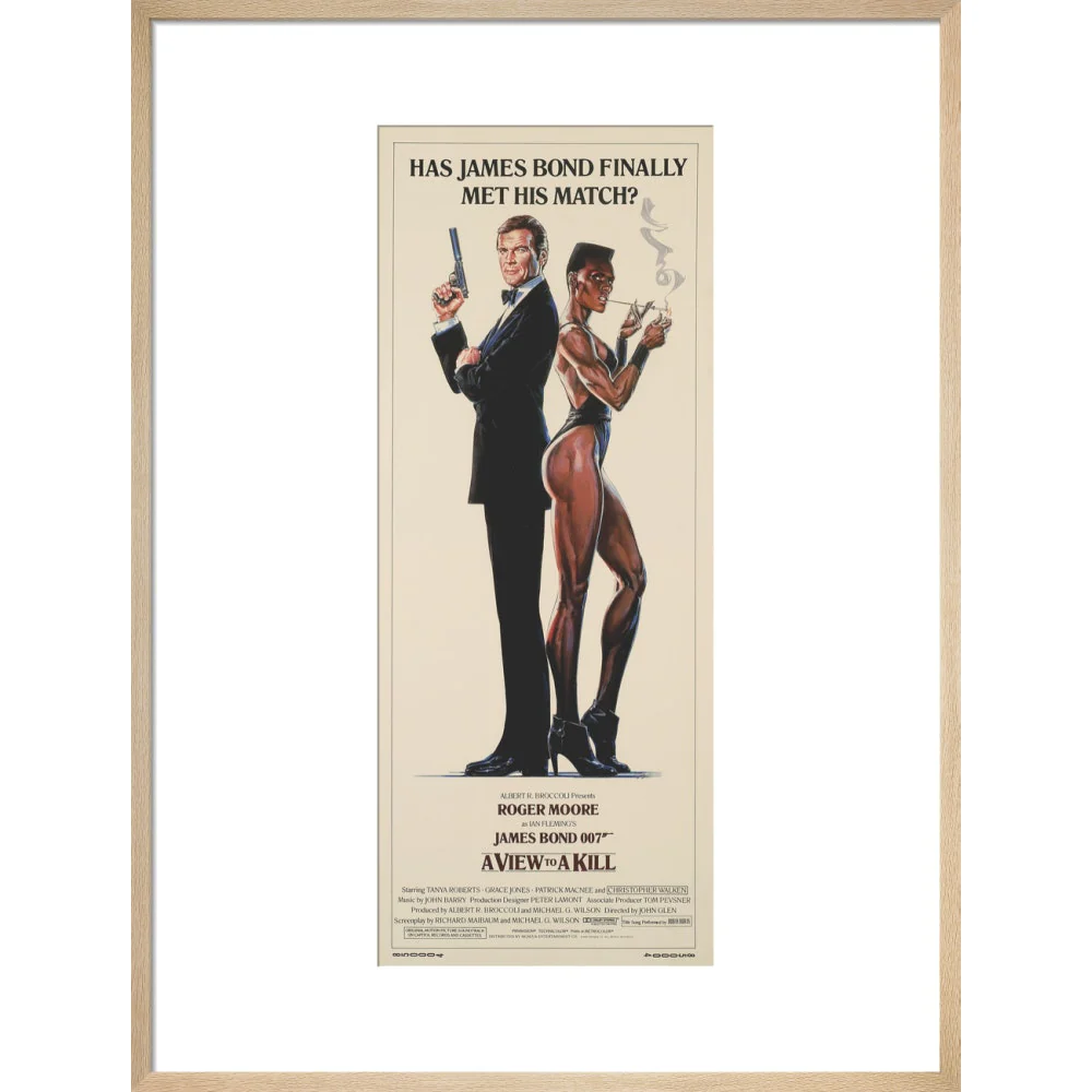 James Bond A View To A Kill Framed Art Print - By King & McGaw - Image 13