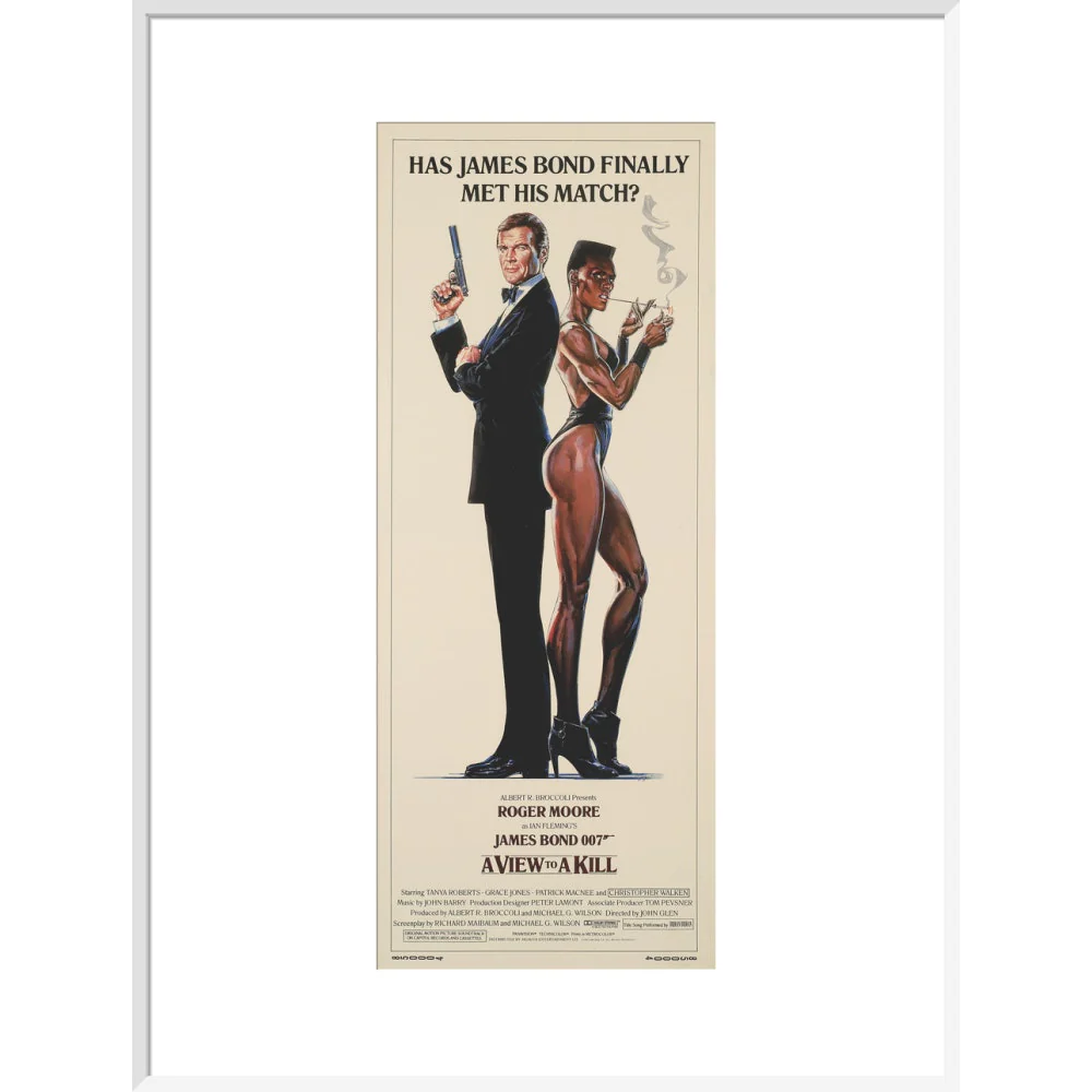James Bond A View To A Kill Framed Art Print - By King & McGaw - Image 16