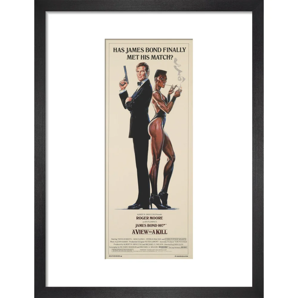 James Bond A View To A Kill Framed Art Print - By King & McGaw - Image 4