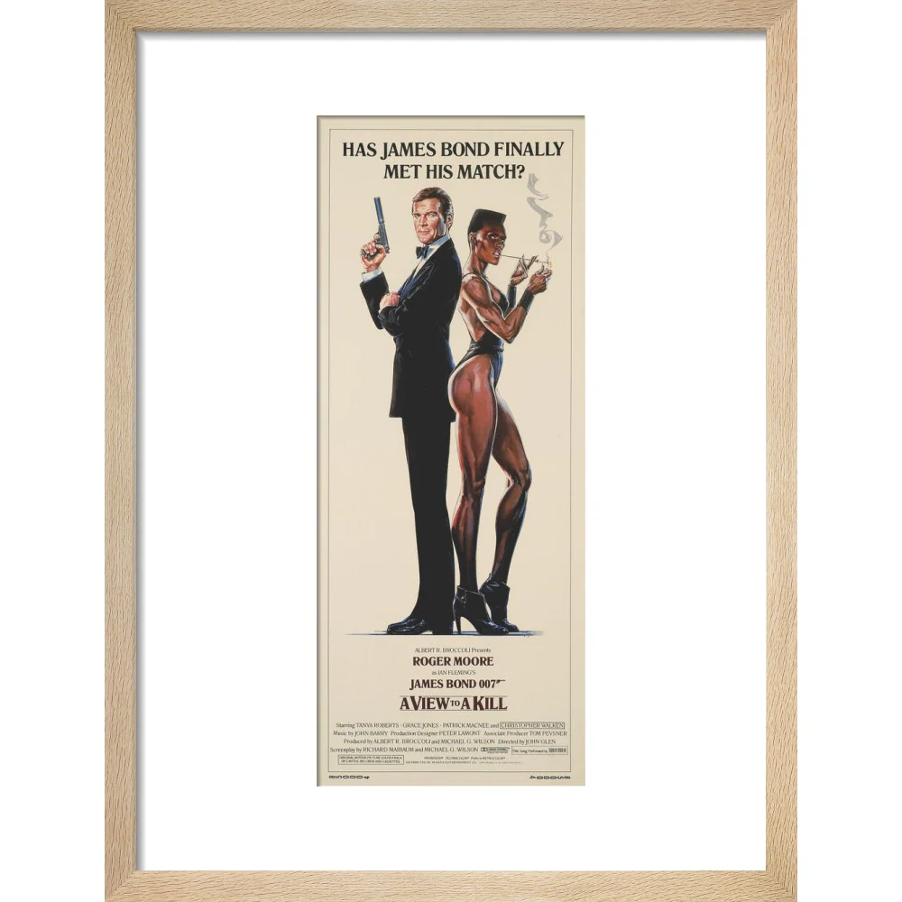 James Bond A View To A Kill Framed Art Print - By King & McGaw - Image 6