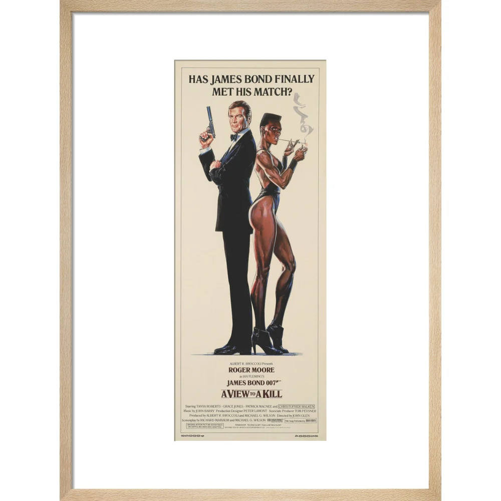 James Bond A View To A Kill Framed Art Print - By King & McGaw - Image 9