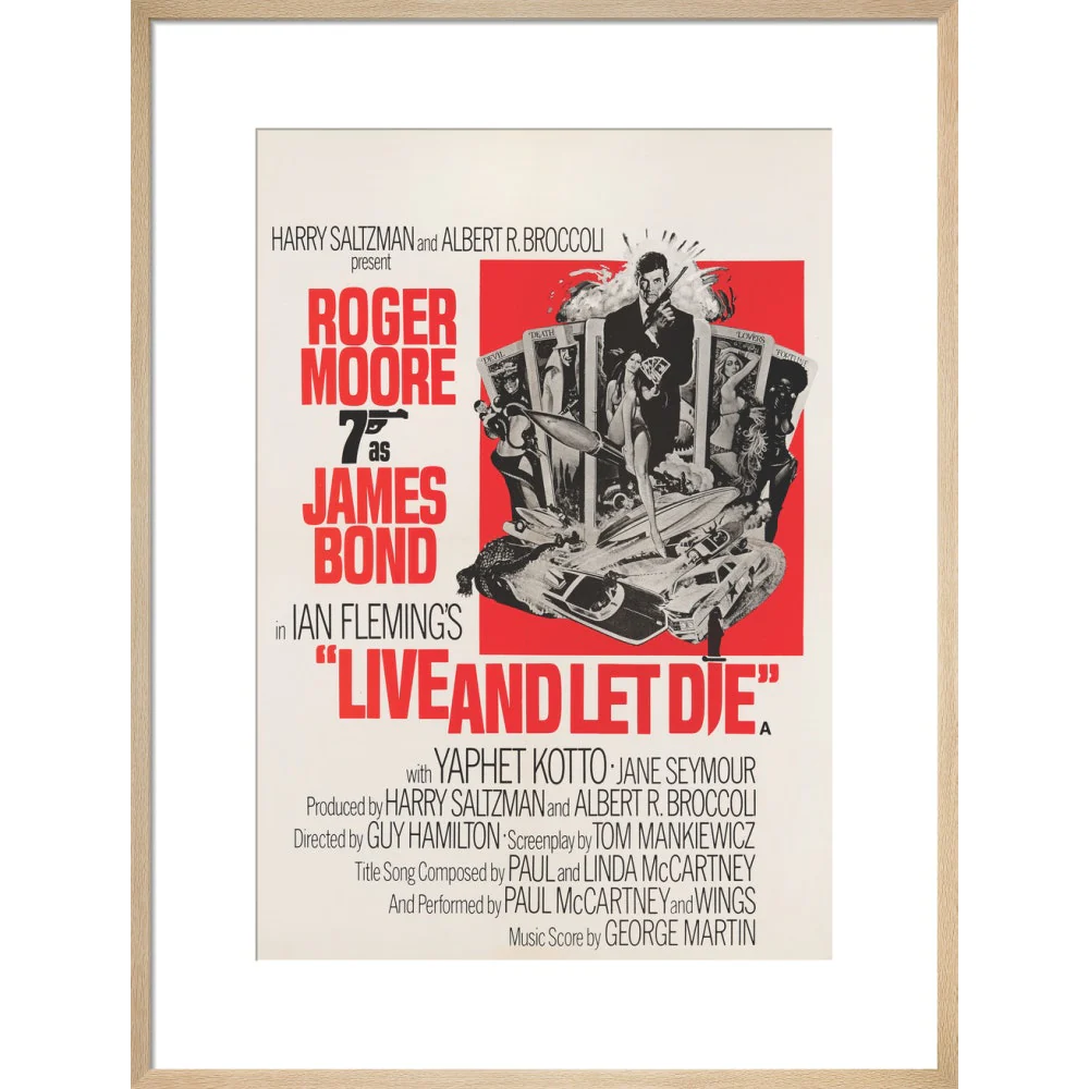 James Bond Live And Let Die Framed Art Print - By King & McGaw - Image 13