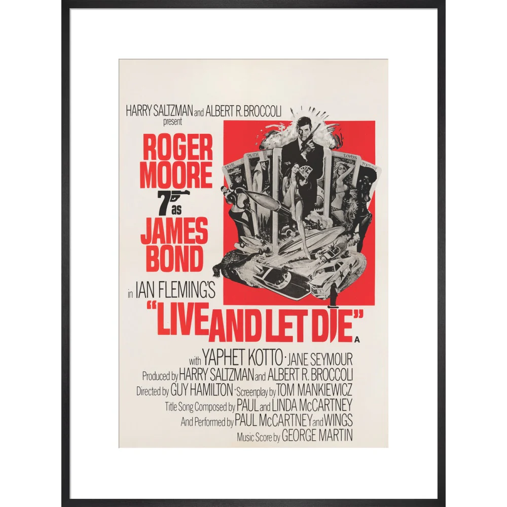 James Bond Live And Let Die Framed Art Print - By King & McGaw - Image 15