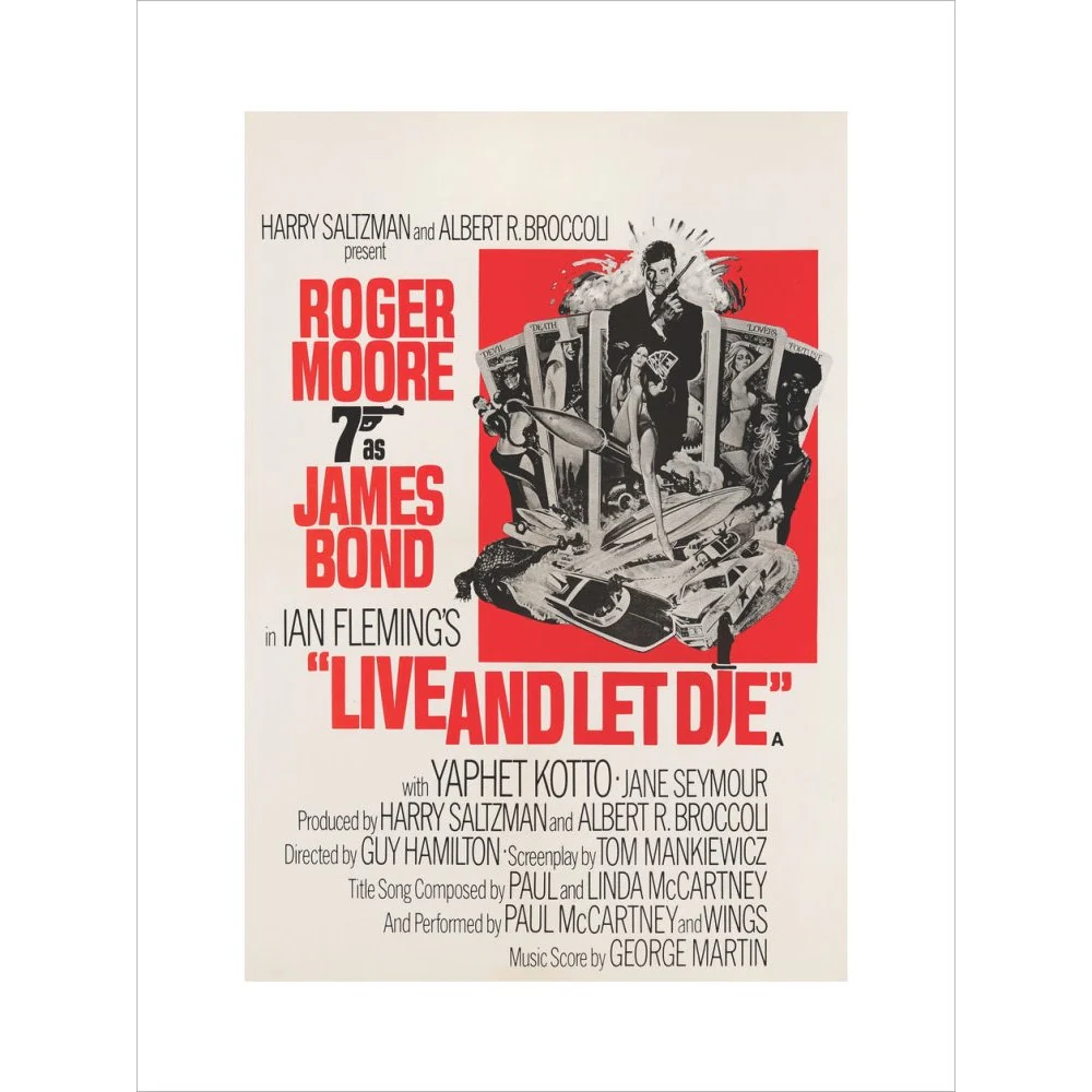 James Bond Live And Let Die Framed Art Print - By King & McGaw - Image 2