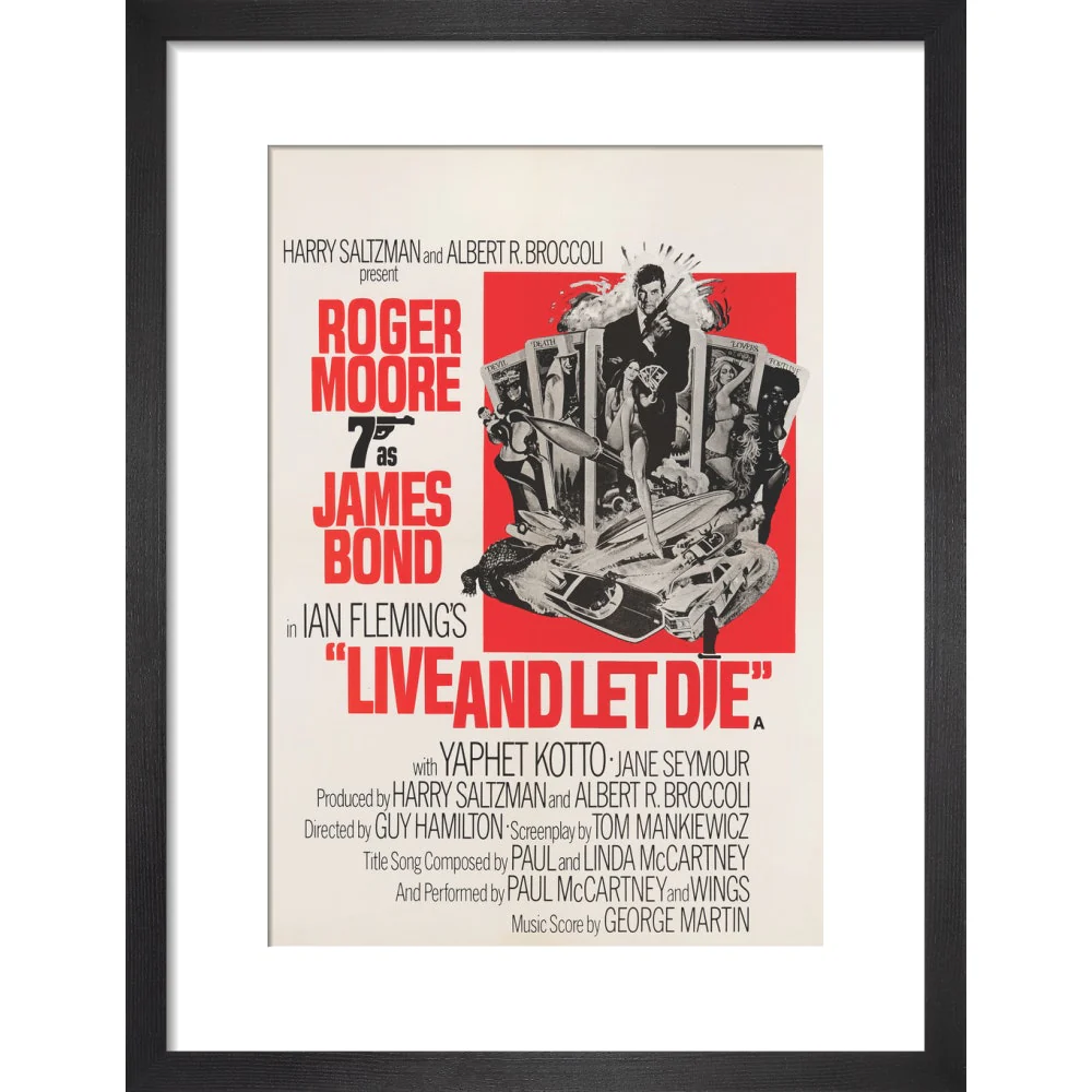 James Bond Live And Let Die Framed Art Print - By King & McGaw - Image 3