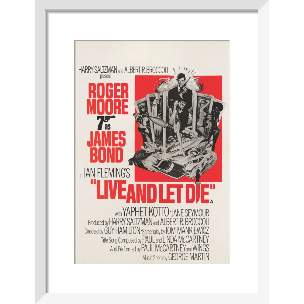 James Bond Live And Let Die Framed Art Print - By King & McGaw - Image 4