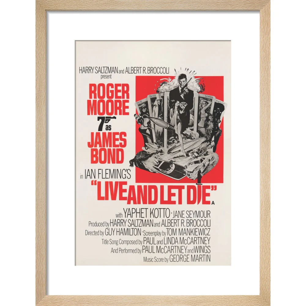 James Bond Live And Let Die Framed Art Print - By King & McGaw - Image 5
