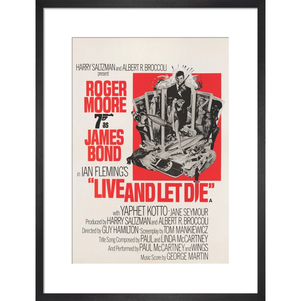 James Bond Live And Let Die Framed Art Print - By King & McGaw - Image 7