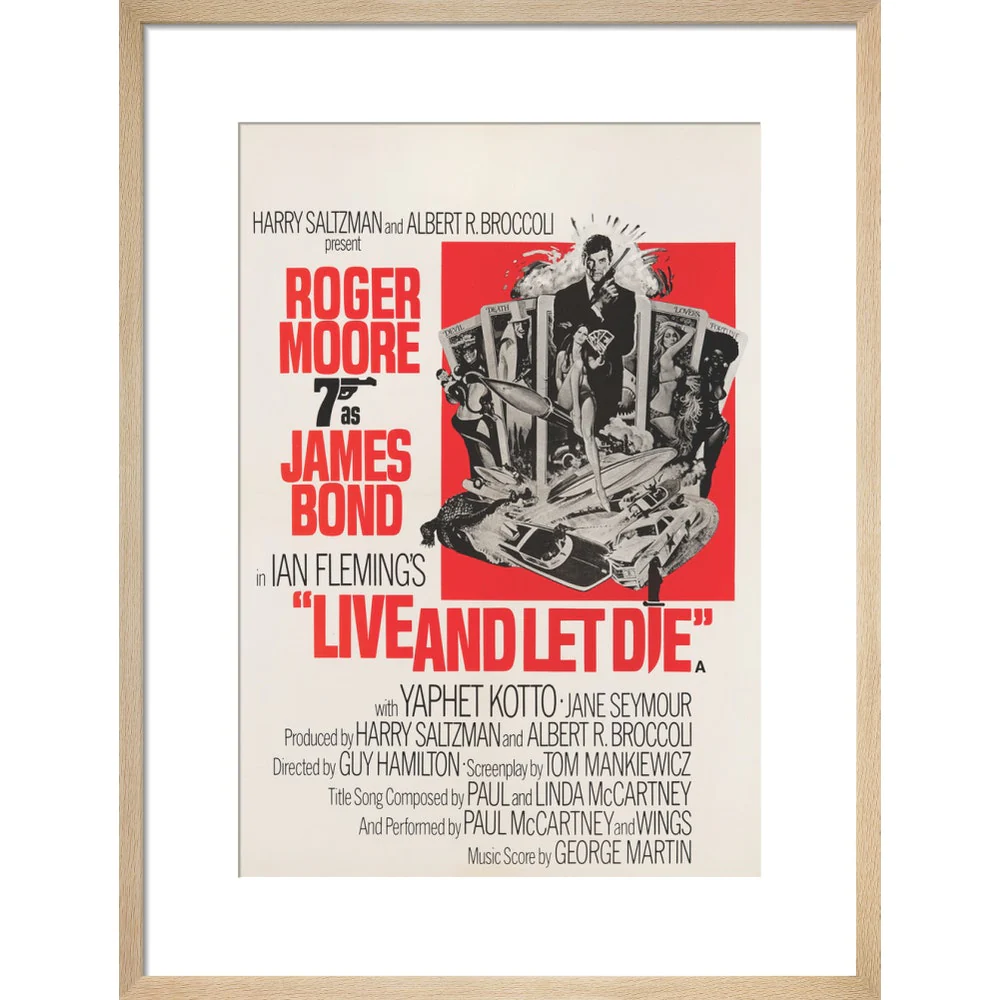 James Bond Live And Let Die Framed Art Print - By King & McGaw - Image 9