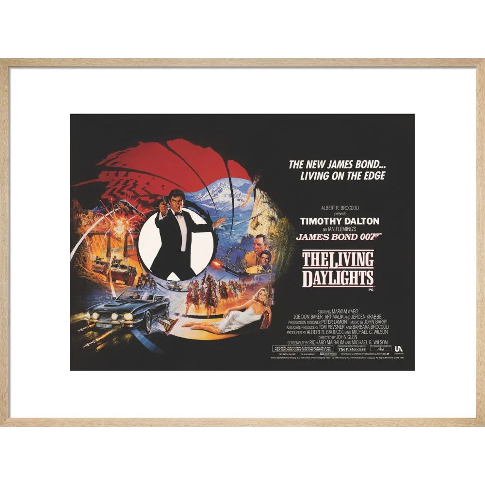 James Bond The Living Daylights Framed Art Print - By King & McGaw - Image 13