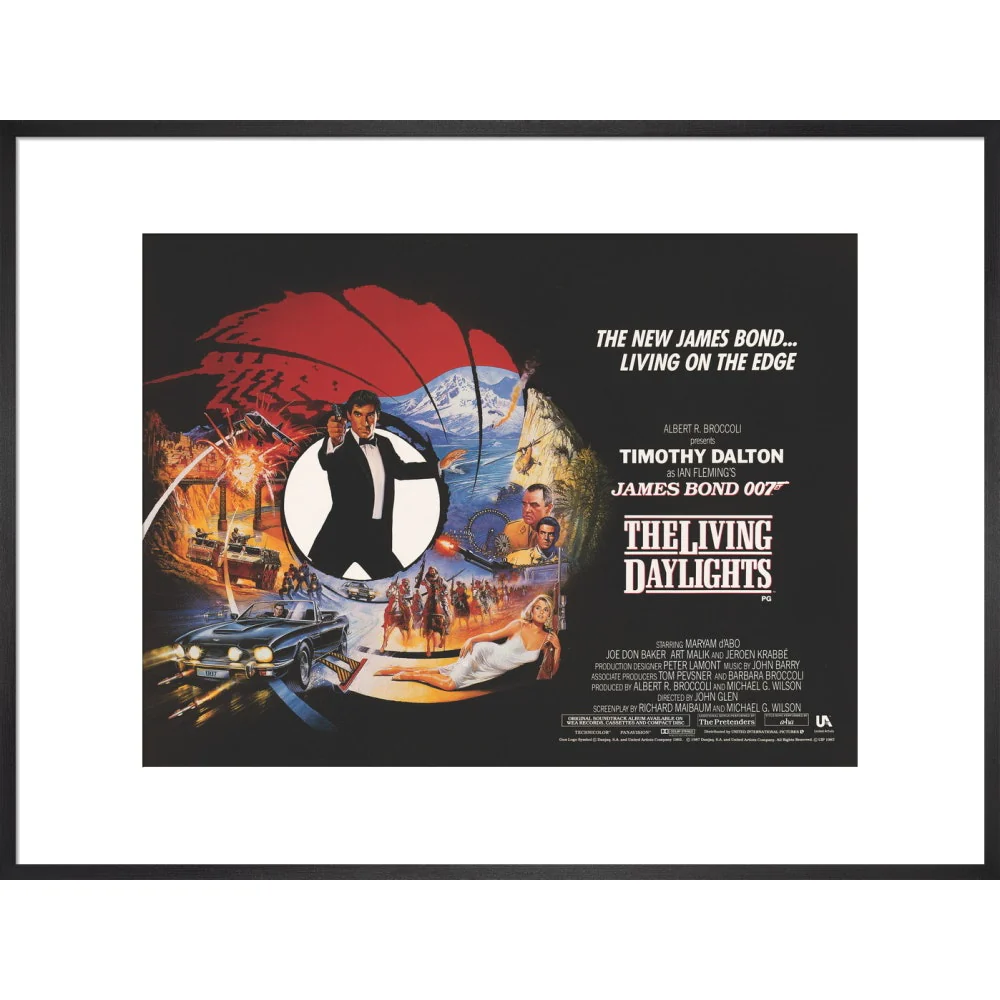 James Bond The Living Daylights Framed Art Print - By King & McGaw - Image 15