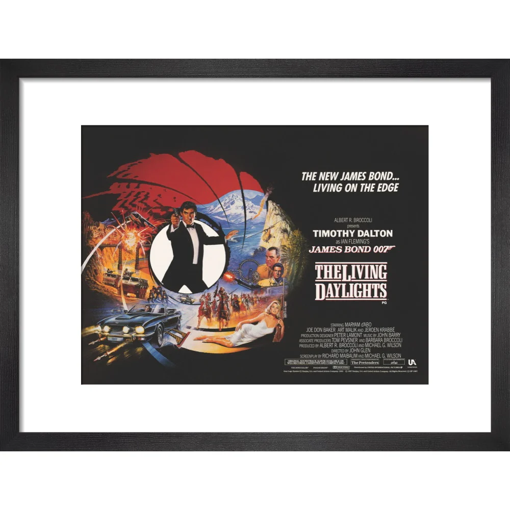 James Bond The Living Daylights Framed Art Print - By King & McGaw - Image 3