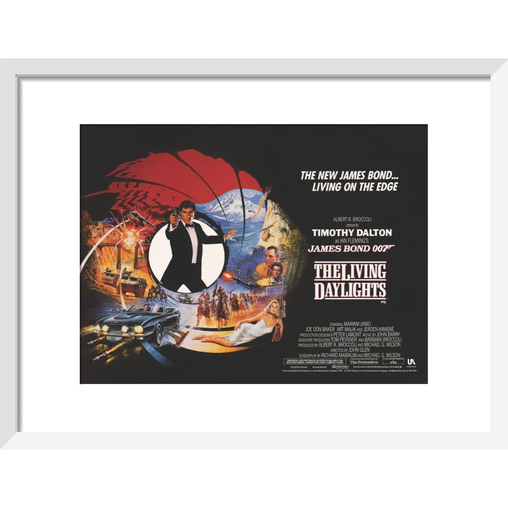 James Bond The Living Daylights Framed Art Print - By King & McGaw - Image 4