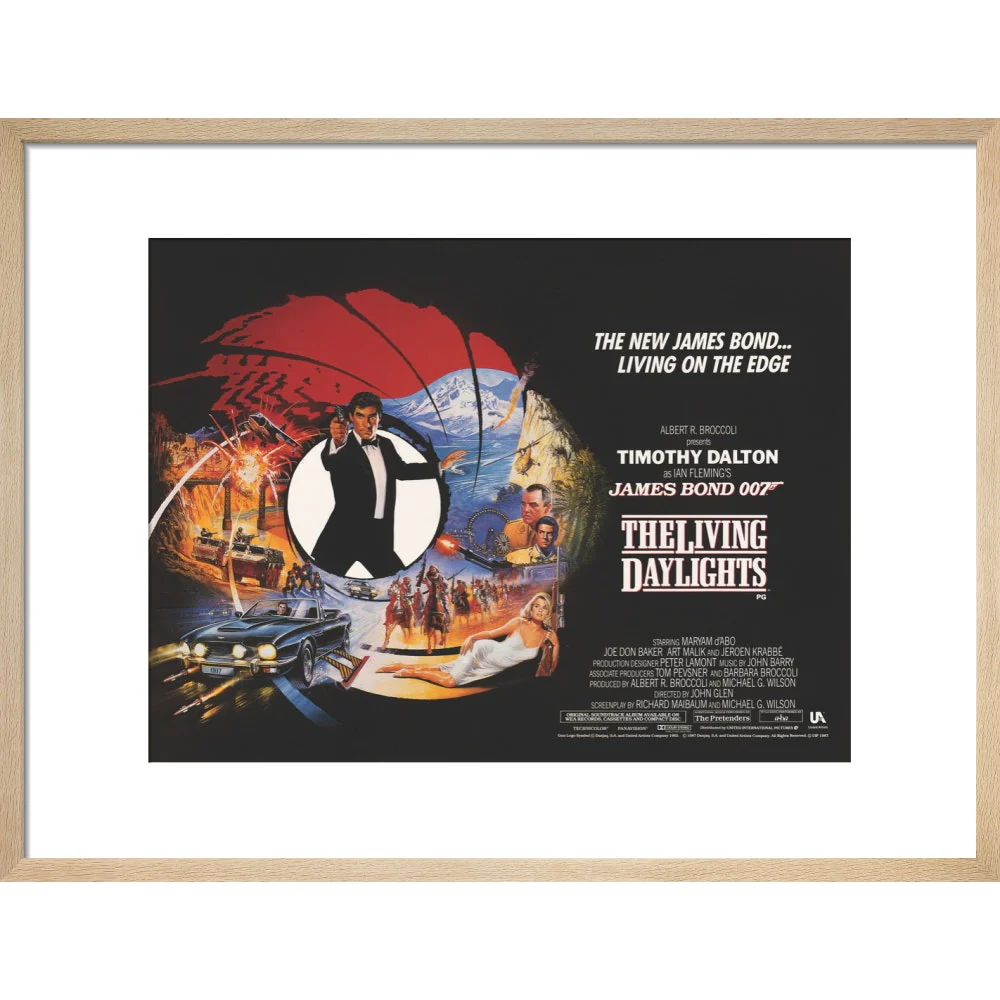 James Bond The Living Daylights Framed Art Print - By King & McGaw - Image 9