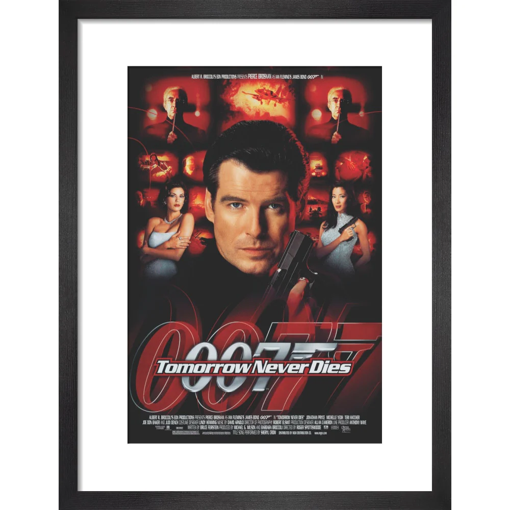 James Bond Tomorrow Never Dies Framed Art Print - By King & McGaw - Image 3