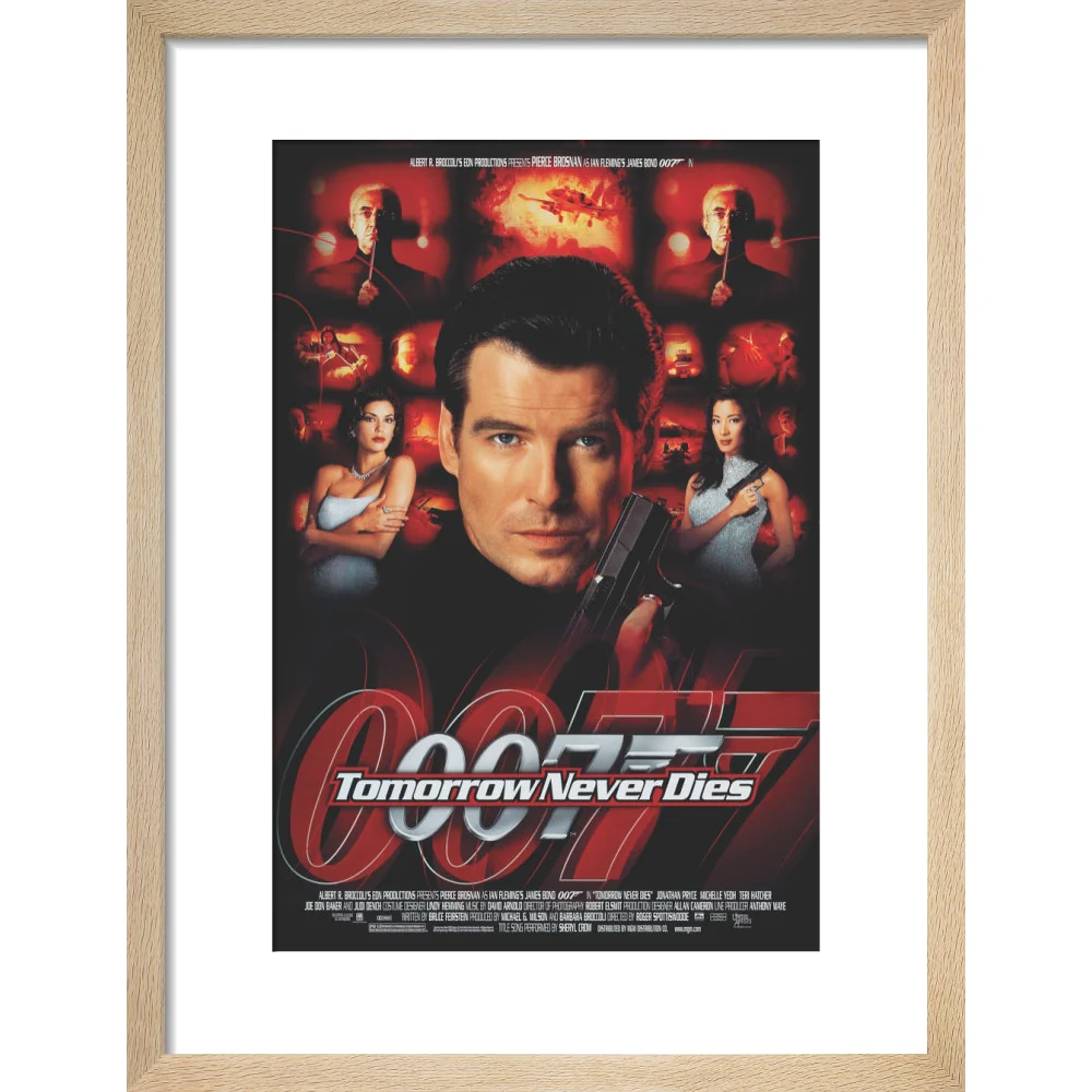 James Bond Tomorrow Never Dies Framed Art Print - By King & McGaw - Image 5