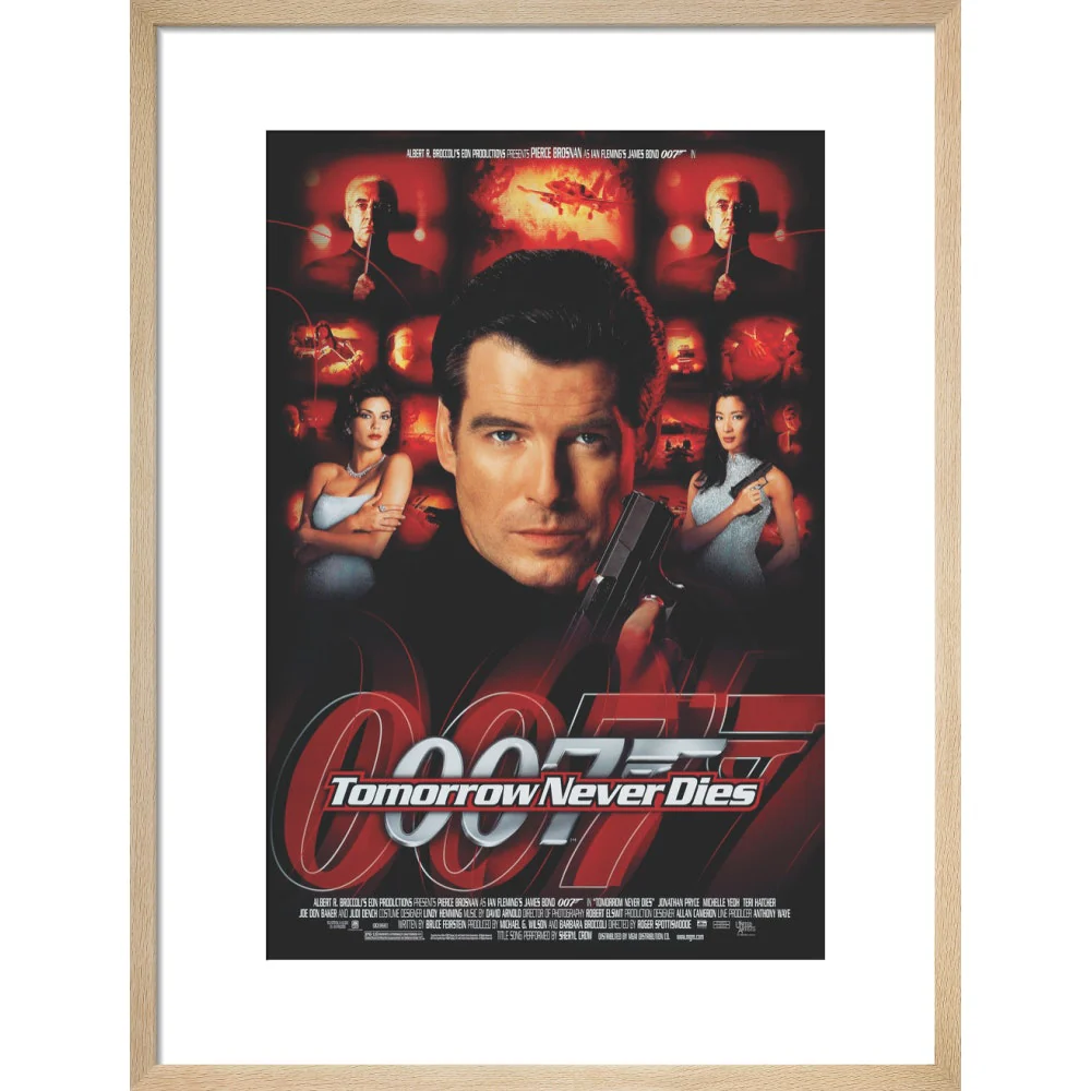 James Bond Tomorrow Never Dies Framed Art Print - By King & McGaw - Image 9
