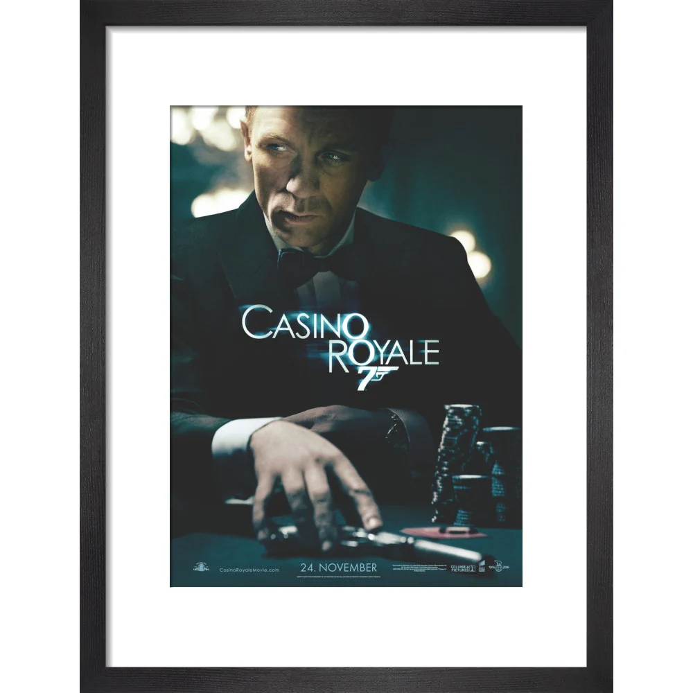 James Bond Casino Royale Framed Art Print By King & McGaw - Image 3