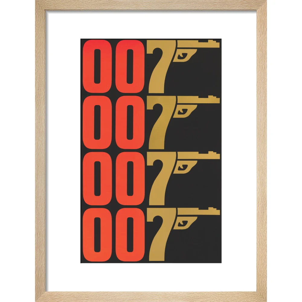 James Bond The Man With The Golden Gun Graphic Framed Art Print - By King & McGaw - Image 2