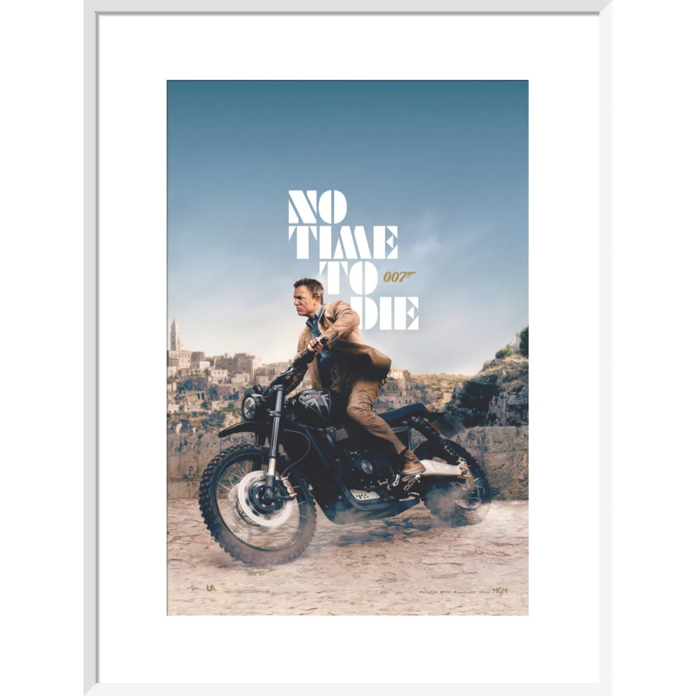 James Bond No Time To Die Bike Framed Art Print - By King & McGaw - Image 12