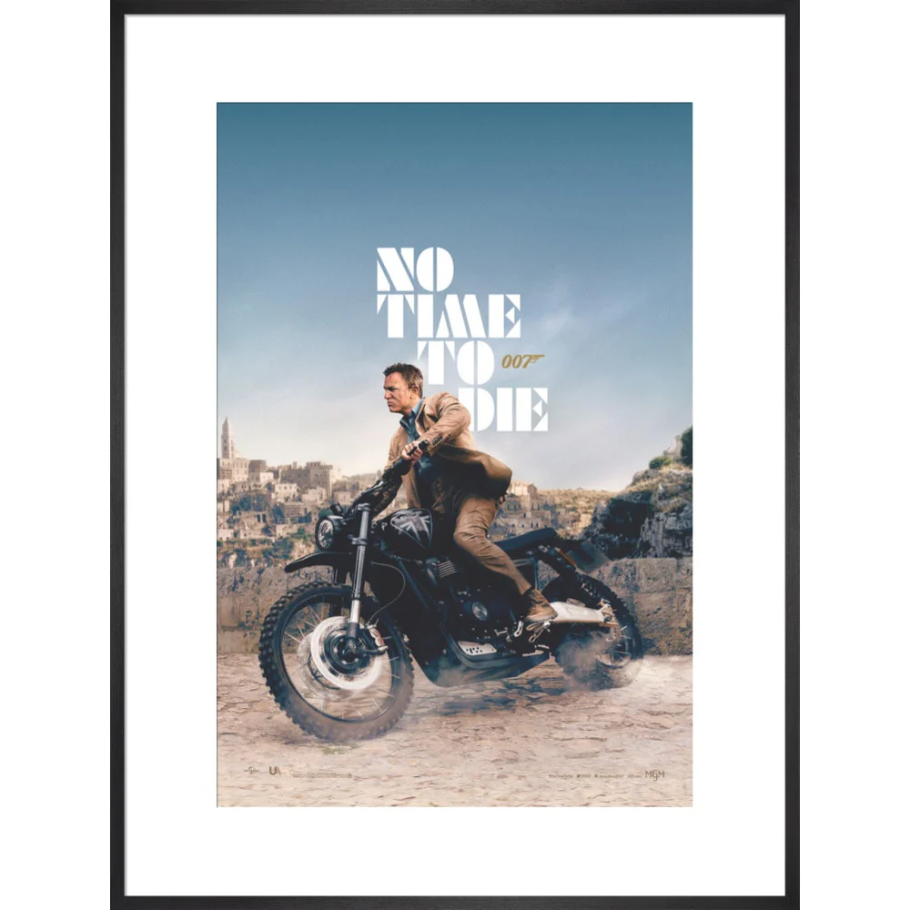 James Bond No Time To Die Bike Framed Art Print - By King & McGaw - Image 15