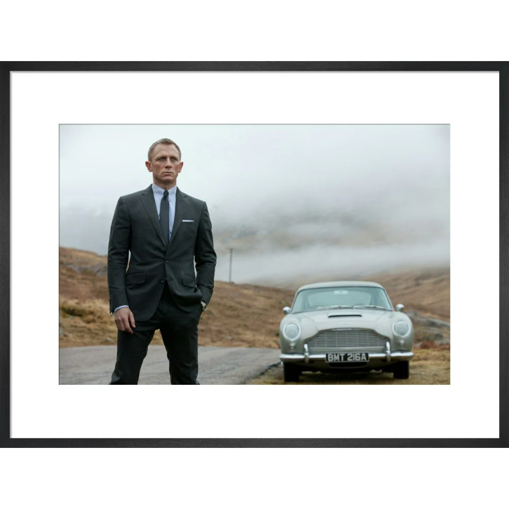 James Bond Skyfall 007 & DB5 Framed Art Print - By King & McGaw - Image 11