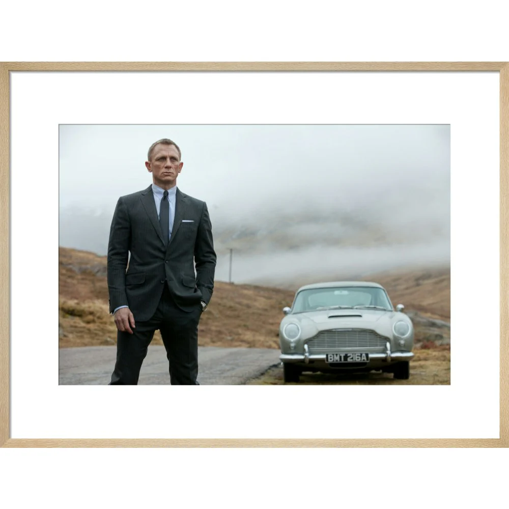 James Bond Skyfall 007 & DB5 Framed Art Print - By King & McGaw - Image 13