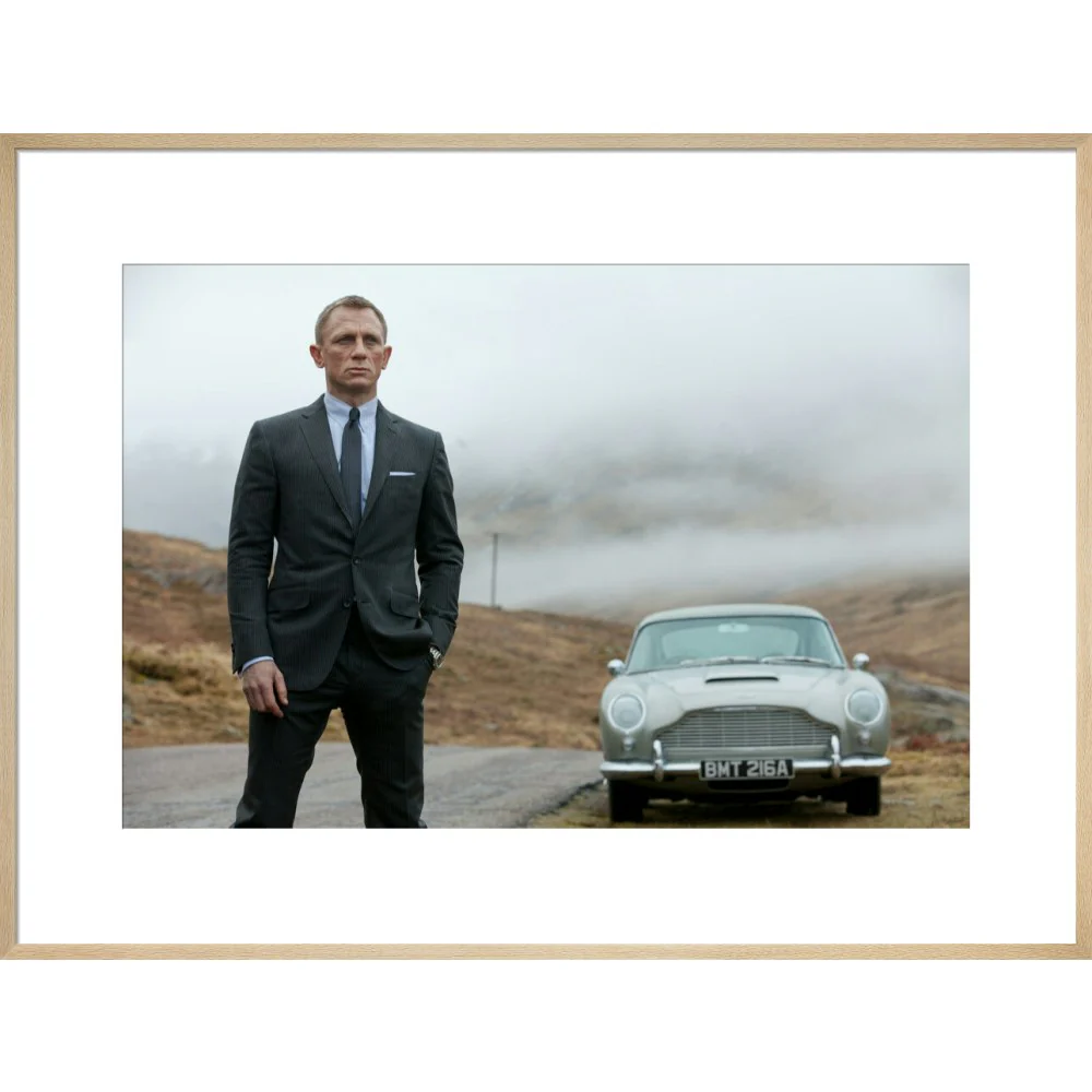 James Bond Skyfall 007 & DB5 Framed Art Print - By King & McGaw - Image 17