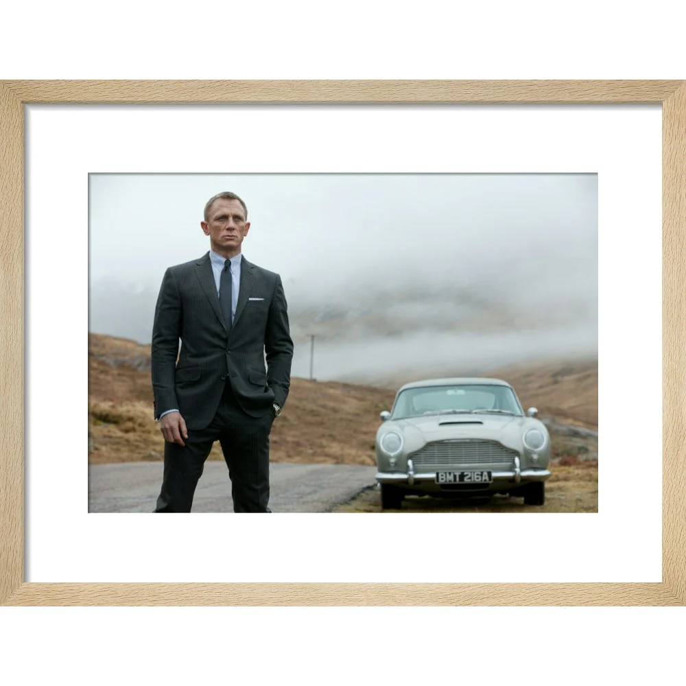 James Bond Skyfall 007 & DB5 Framed Art Print - By King & McGaw - Image 5