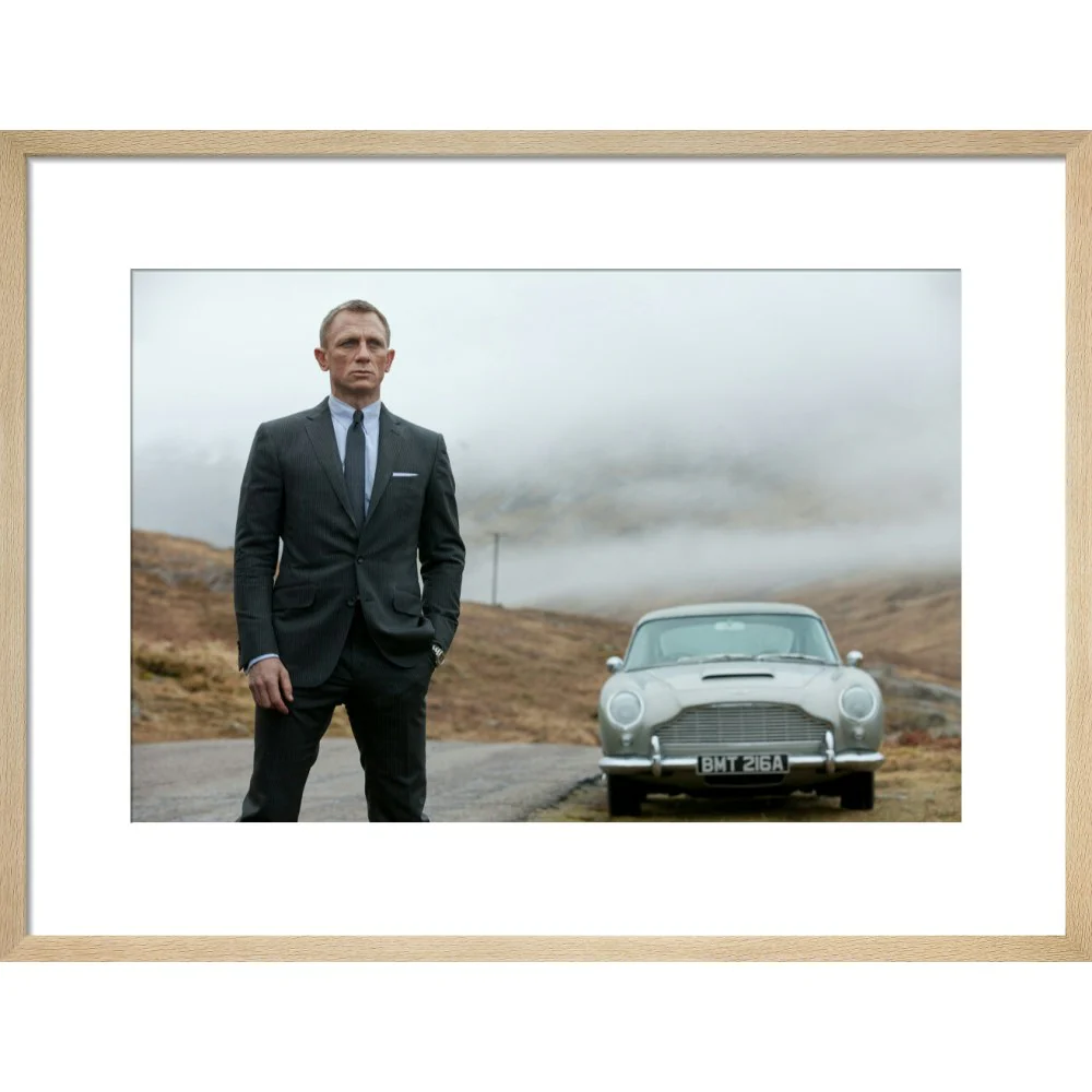 James Bond Skyfall 007 & DB5 Framed Art Print - By King & McGaw - Image 9