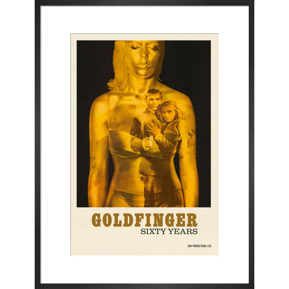 James Bond 60 Years of Goldfinger Framed Art Print - By King & McGaw - Image 11