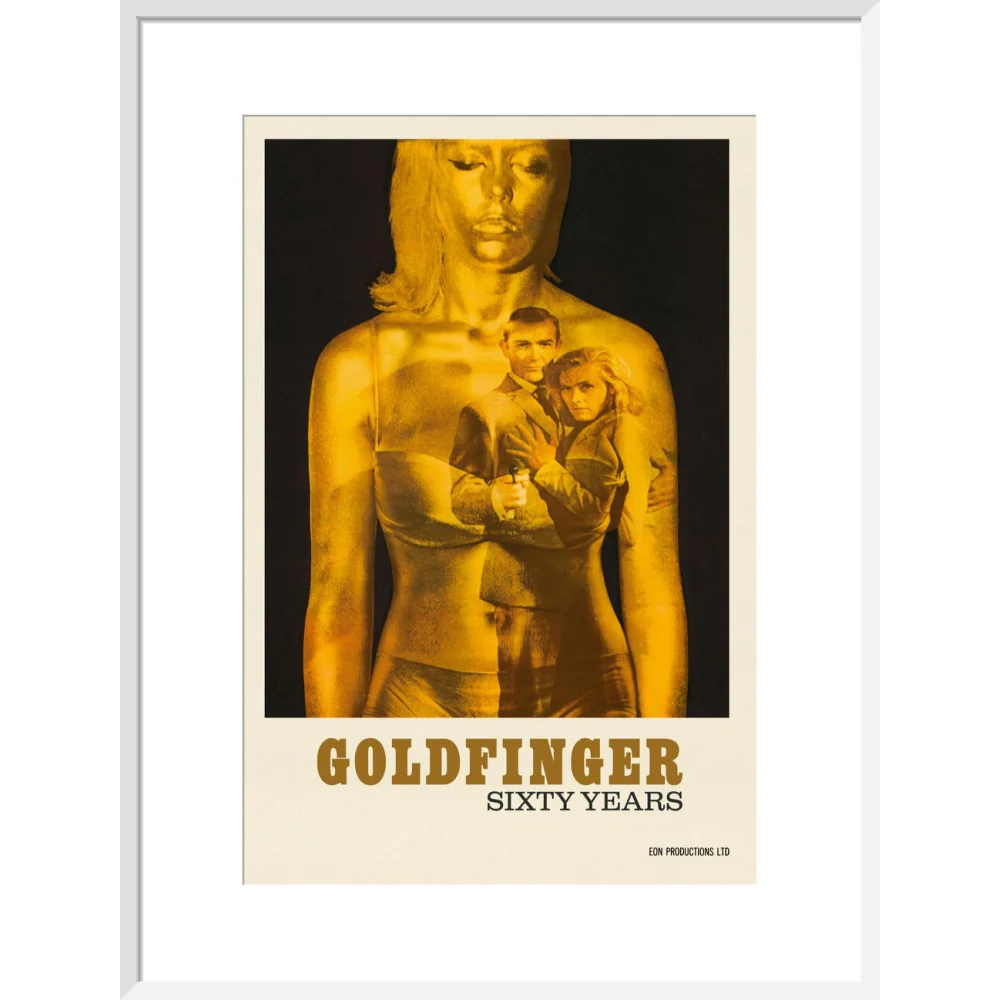 James Bond 60 Years of Goldfinger Framed Art Print - By King & McGaw - Image 12