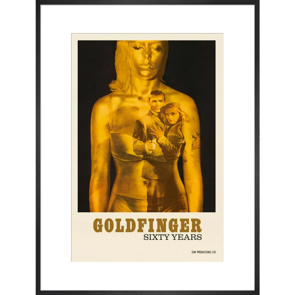 James Bond 60 Years of Goldfinger Framed Art Print - By King & McGaw - Image 15