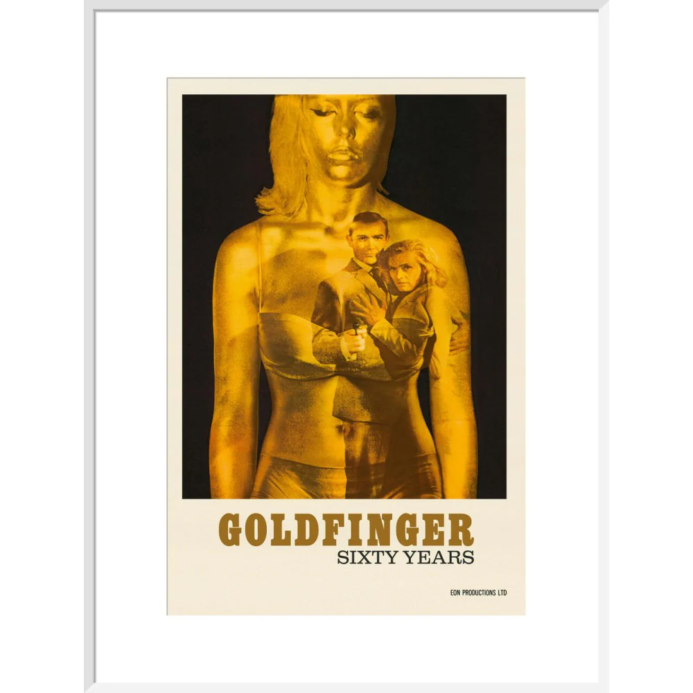 James Bond 60 Years of Goldfinger Framed Art Print - By King & McGaw - Image 16