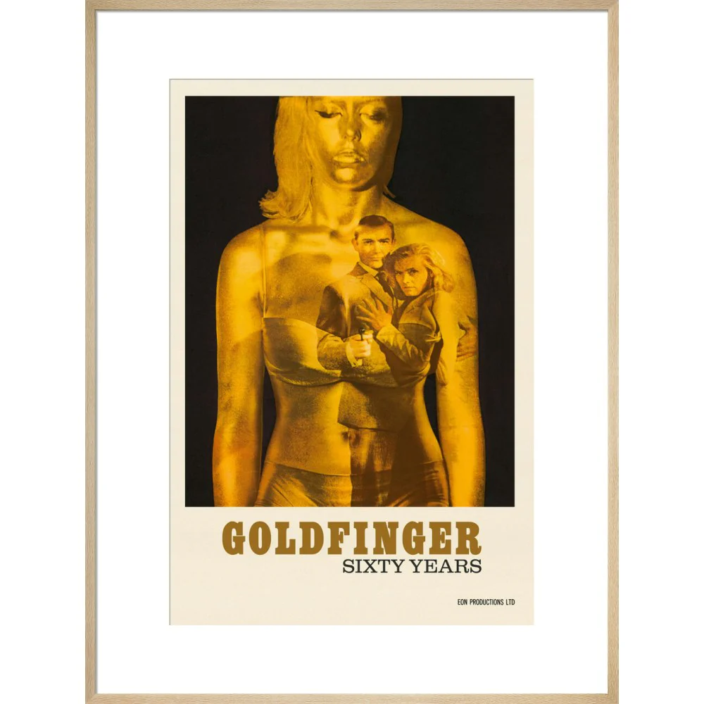 James Bond 60 Years of Goldfinger Framed Art Print - By King & McGaw - Image 17