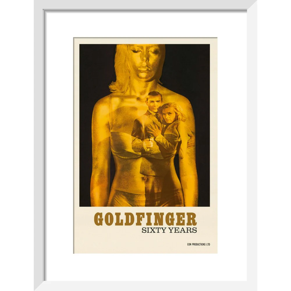 James Bond 60 Years of Goldfinger Framed Art Print - By King & McGaw - Image 4