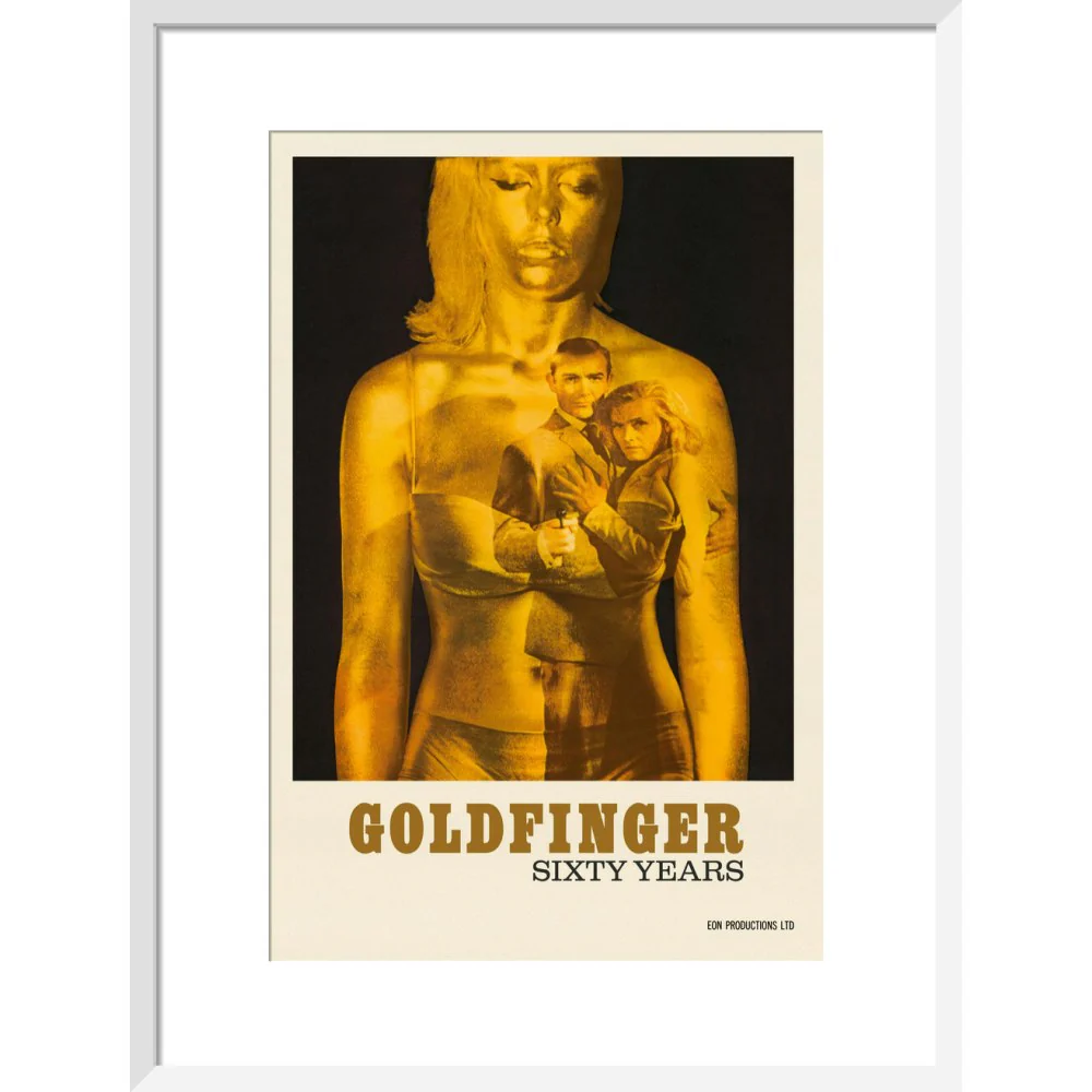 James Bond 60 Years of Goldfinger Framed Art Print - By King & McGaw - Image 8