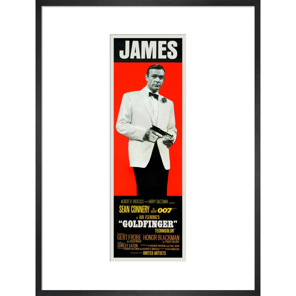 James Bond Goldfinger James Framed Art Print - By King & McGaw - Image 11