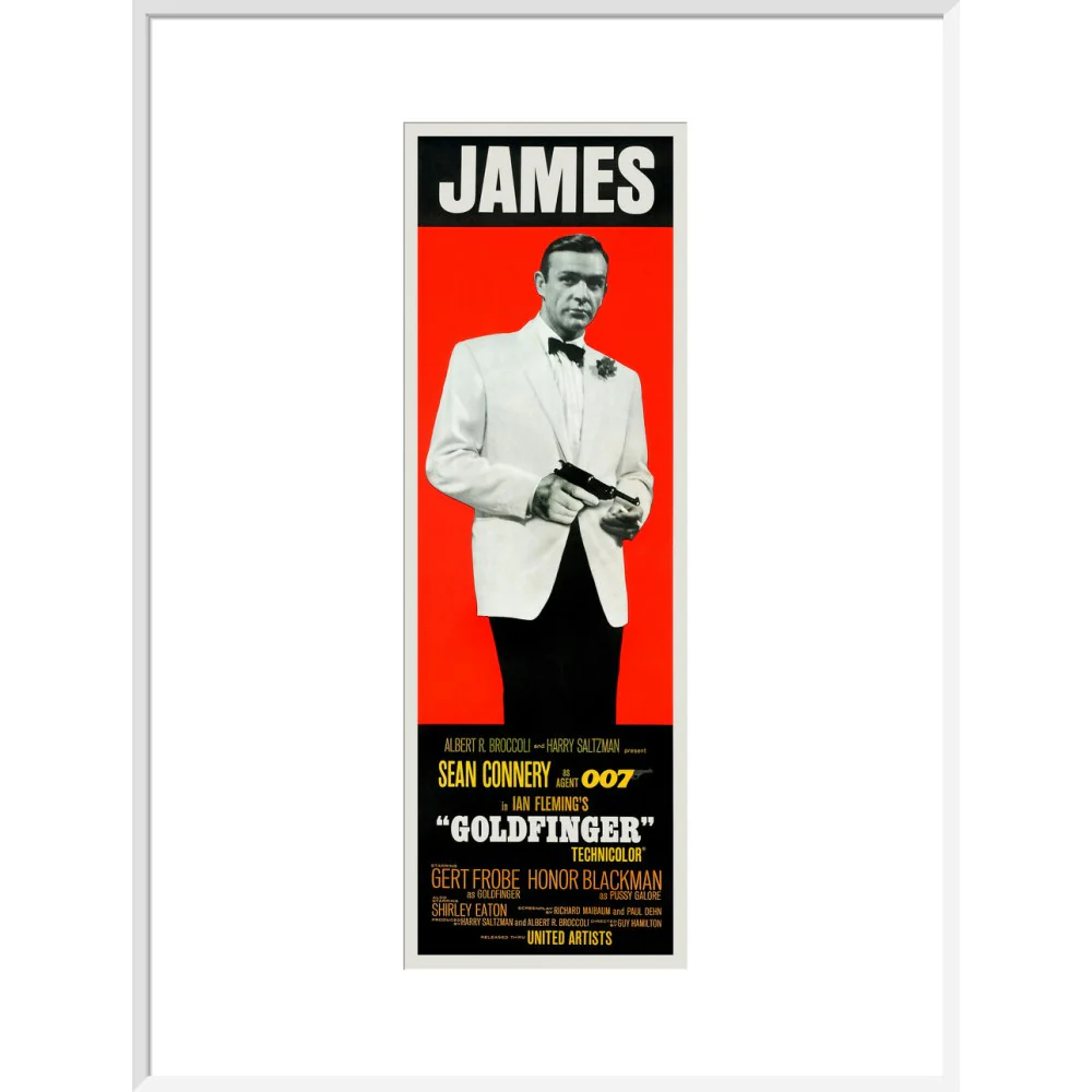 James Bond Goldfinger James Framed Art Print - By King & McGaw - Image 16