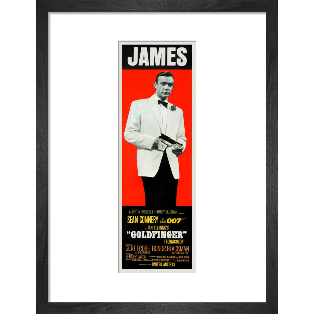 James Bond Goldfinger James Framed Art Print - By King & McGaw - Image 3