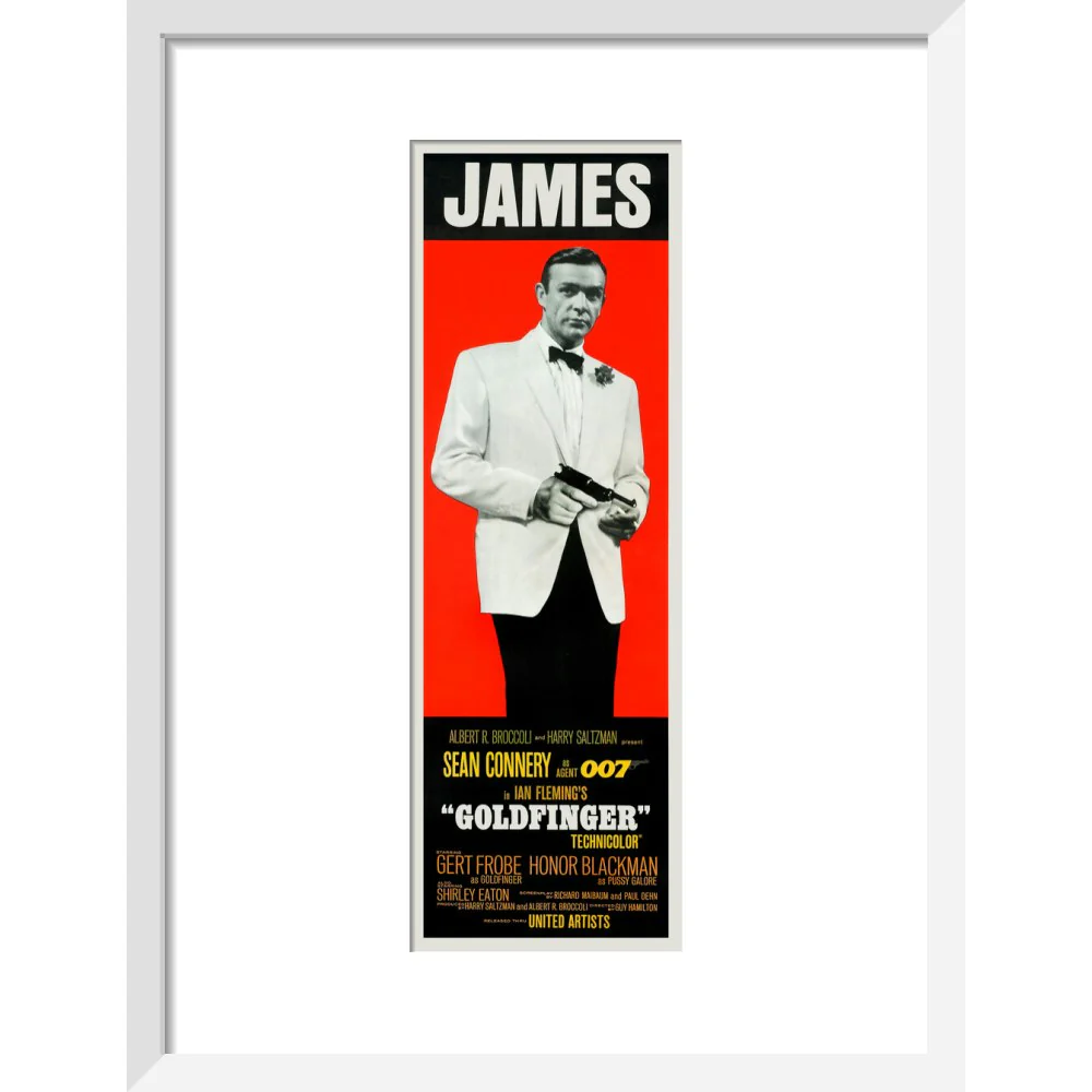 James Bond Goldfinger James Framed Art Print - By King & McGaw - Image 4