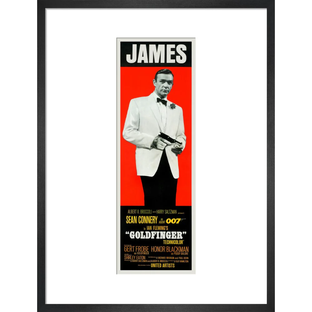 James Bond Goldfinger James Framed Art Print - By King & McGaw - Image 7