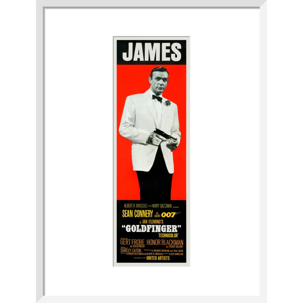 James Bond Goldfinger James Framed Art Print - By King & McGaw - Image 8