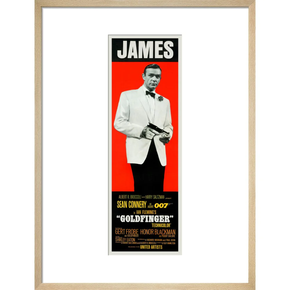 James Bond Goldfinger James Framed Art Print - By King & McGaw - Image 9