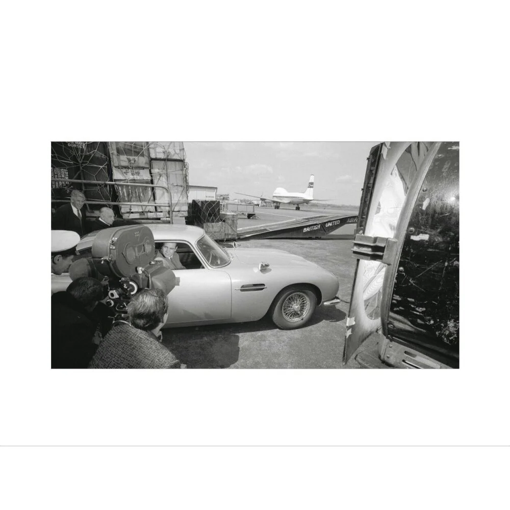James Bond Goldfinger DB5 Framed Art Print - By King & McGaw - Image 2